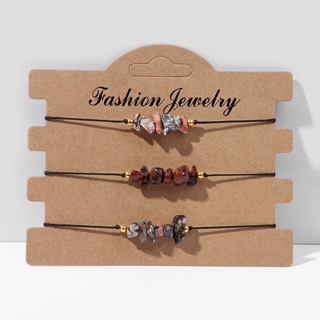 3pcs Natural Stone Bracelet