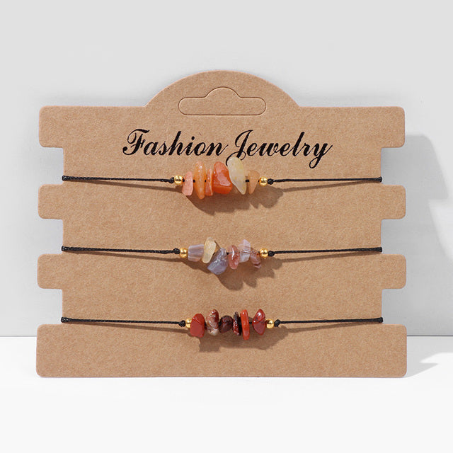 3pcs Natural Stone Bracelet