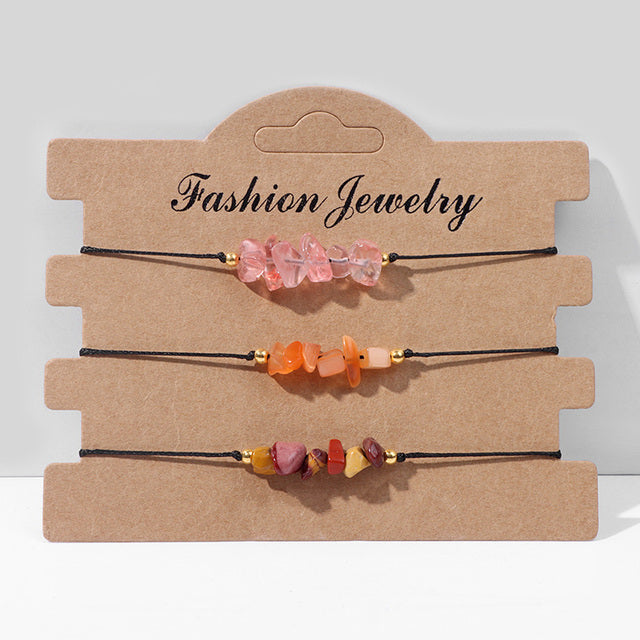 3pcs Natural Stone Bracelet