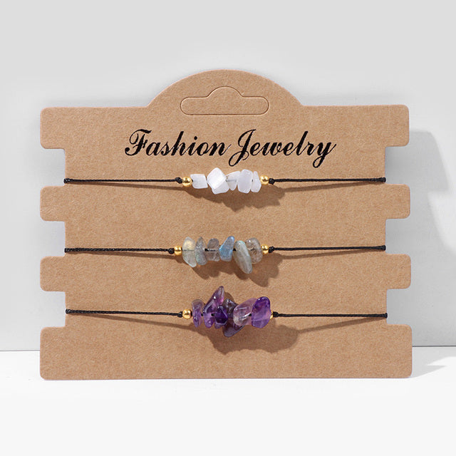 3pcs Natural Stone Bracelet