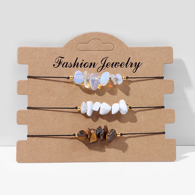 3pcs Natural Stone Bracelet