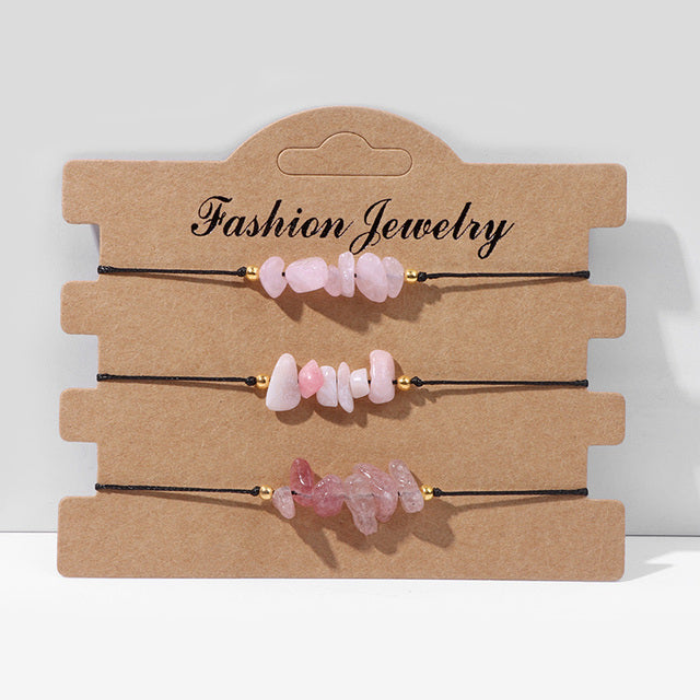 3pcs Natural Stone Bracelet