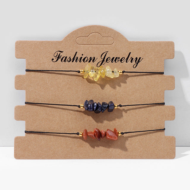 3pcs Natural Stone Bracelet