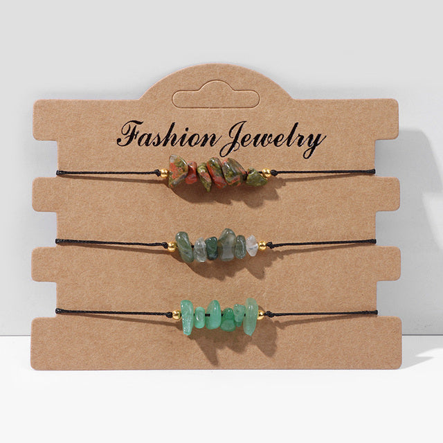 3pcs Natural Stone Bracelet