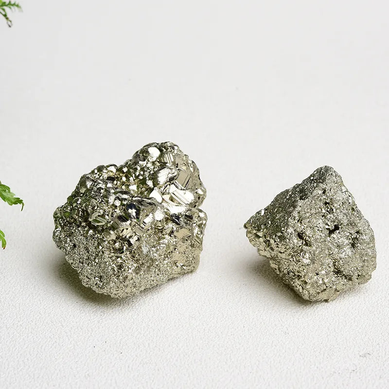 Natural Pyrite Crystal Cluster Irregular Stone Rock Mineral