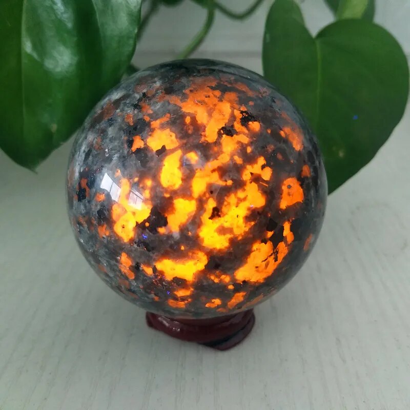 Yooperlite Crystal Sphere Ball