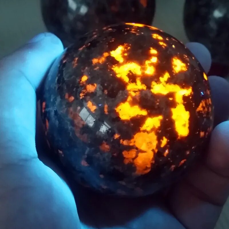 Yooperlite Crystal Sphere Ball