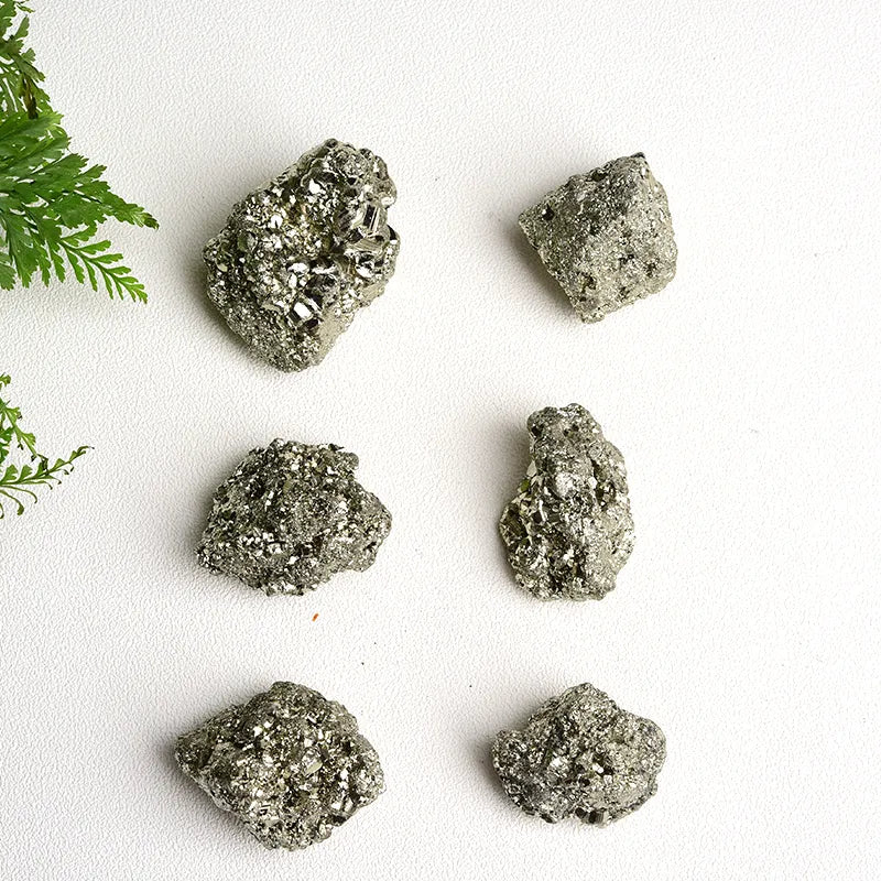 Natural Pyrite Crystal Cluster Irregular Stone Rock Mineral