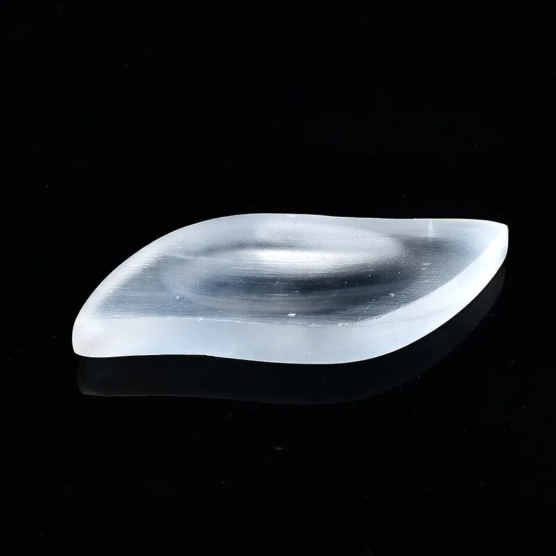 1PC Natural Selenite Bowl Plate