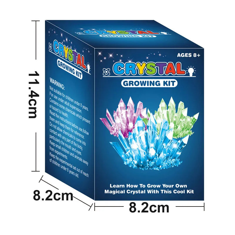 Fun Crystal Growing Science Small Experiment Children Magical Kit DIY