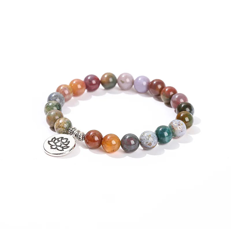 Natural Stone Eight Planet Galaxy Seven Chakra Bracelet