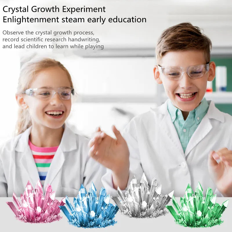 Fun Crystal Growing Science Small Experiment Children Magical Kit DIY