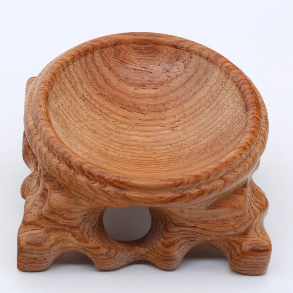 Wooden Display Stand for Crystal Glass Lens Ball