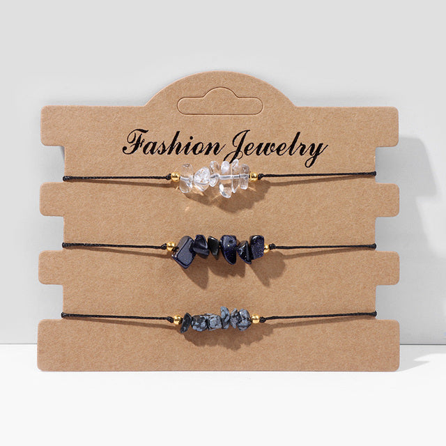 3pcs Natural Stone Bracelet