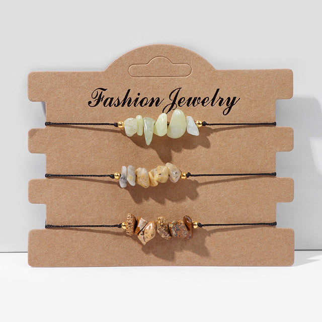 3pcs Natural Stone Bracelet