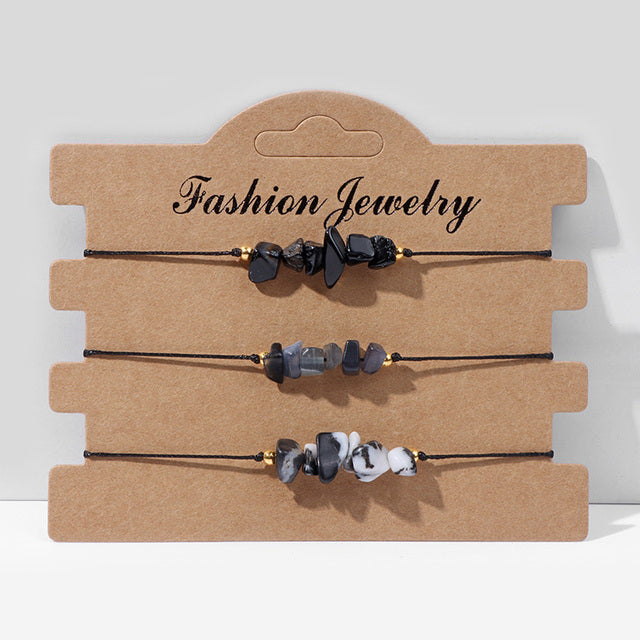 3pcs Natural Stone Bracelet