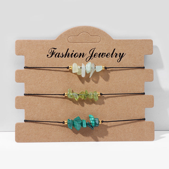 3pcs Natural Stone Bracelet