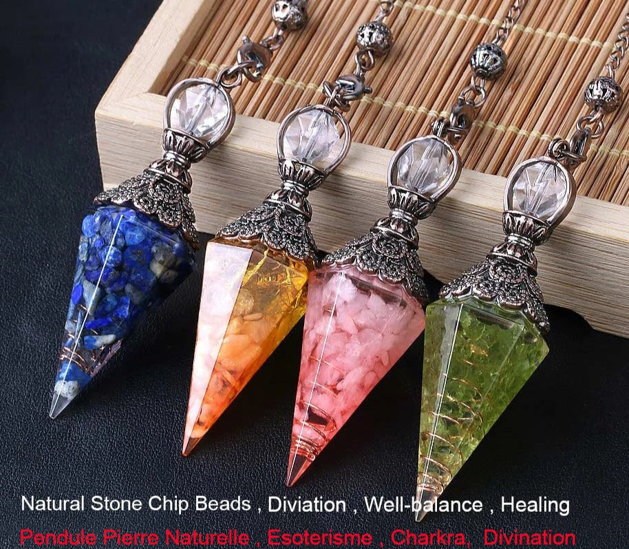 Chakra Healing Pendulum Crystals