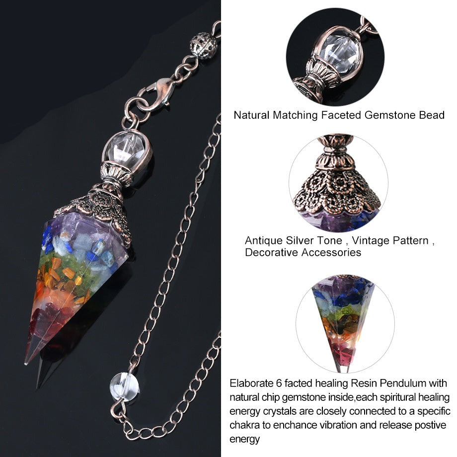 Chakra Healing Pendulum Crystals